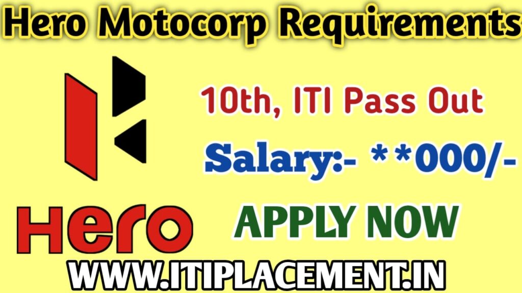 Hero MotoCorp Requirement 2024