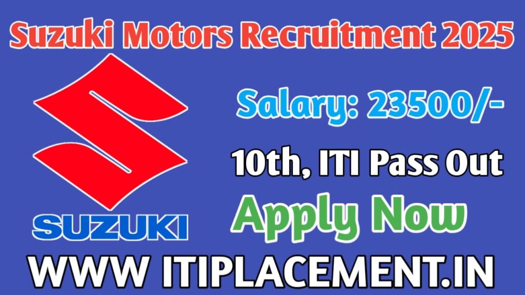 Suzuki Motor Campus Placement 2025