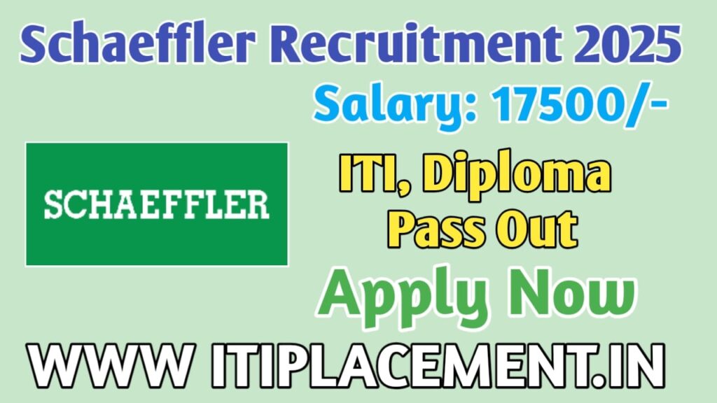 Schaeffler India Recruitment 2025