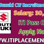 Maruti Suzuki CW Recruitment 2025
